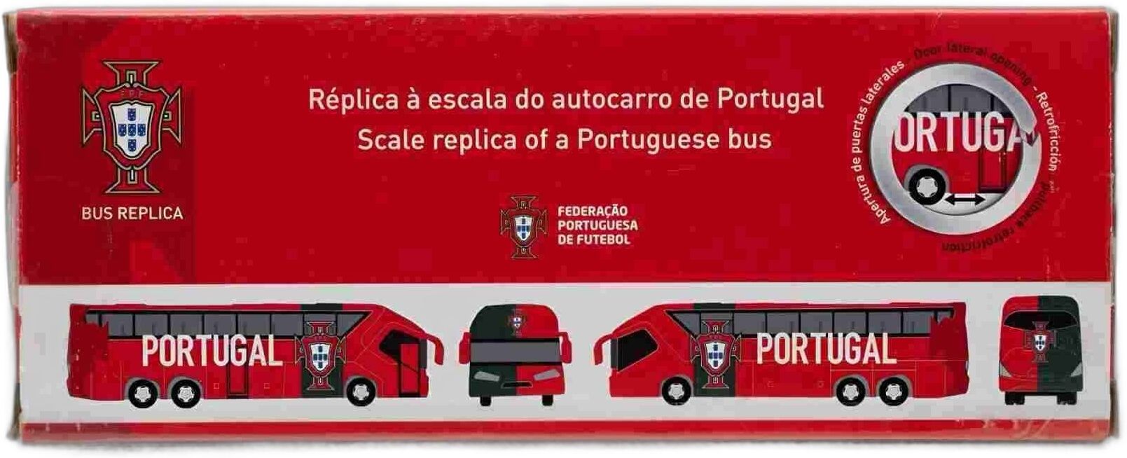 Banbo Portugal Bus Model Football Team Coach Toy
