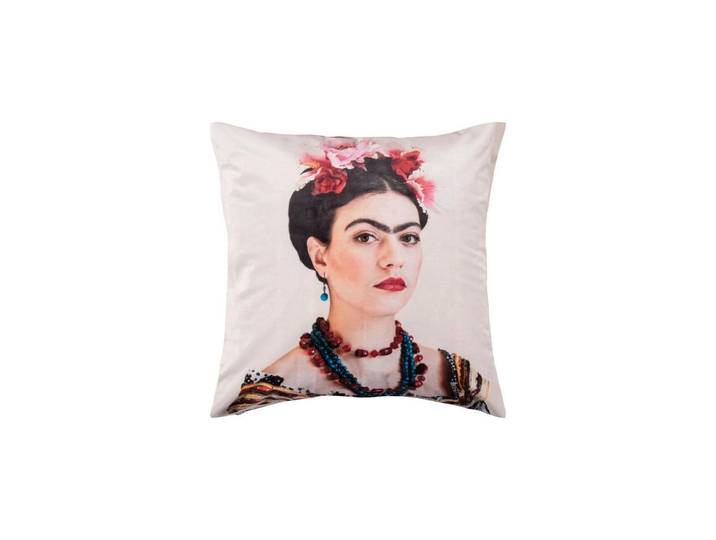Kissenbezug PAD Rosanna 45 x 45 cm , bunt (beige), B:45cm L:45cm, Polyester, Polyester, Kissenbezüge, Kissenbezug