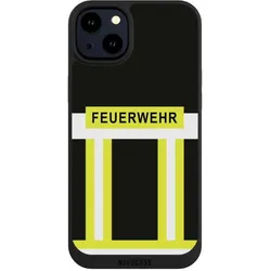 Nivocase Handyhülle für Apple iPhone 14 Plus Hülle NIVOpure Case Schwarz Beruf Feuerwehr Feuerwehrmann (Apple iPhone 14 Plus), Smartphone Hülle, Schwarz