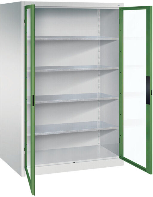 C+P Armoire à outils Acurado, 1950x1200x800mm, 7035/6011 ; C + P Möbelsysteme (8934-055 S10152)