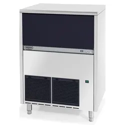 Brema Eiswürfelbereiter als Kegeleiserzeuger  Eisproduktion: ca. 67 kg / 24 Stunden Luftkühlung  R290, 590 W  753x603x850mm