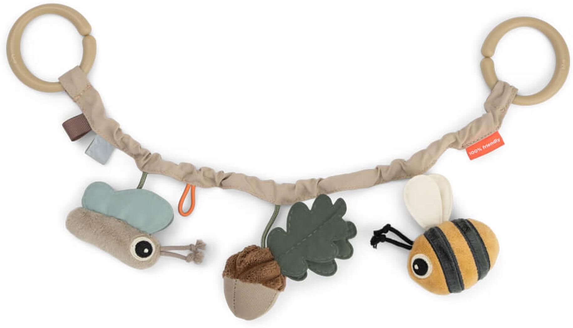Done by Deer Ristra de actividades colección Tiny Forest. Verde militar