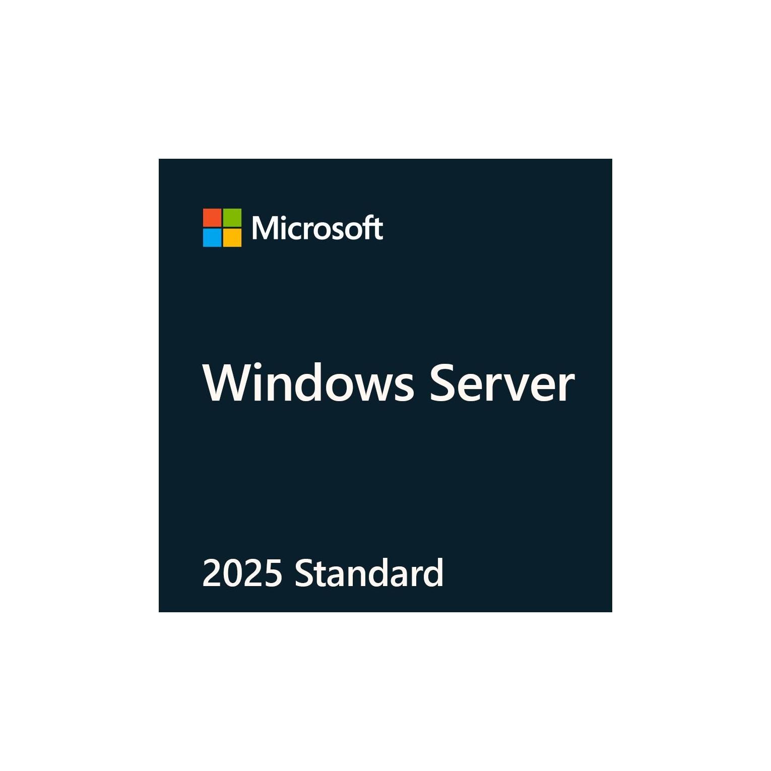 HPE Microsoft Windows Server 2025 2-core Standard Additional License WW SW (2 User, unbegrenzt) (P77106-B21)