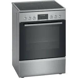 Bosch Hausgeräte HKS79U250, Backofen + Herd Freistehend, Silber