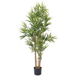 EUROPALMS Bambus deluxe, Kunstpflanze, 120cm