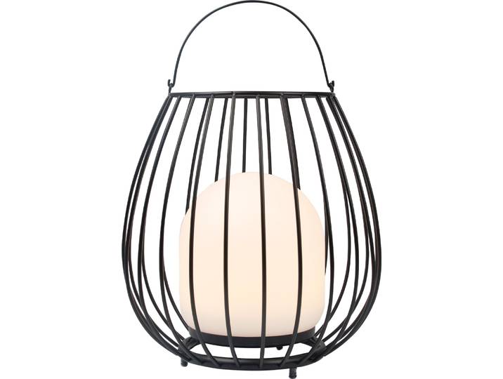 NORDLUX Tischlampe Jim Schwarz Metall H 38.4 cm - Lichtfarbe: Warmweiss - Kaltes Tagesweiss