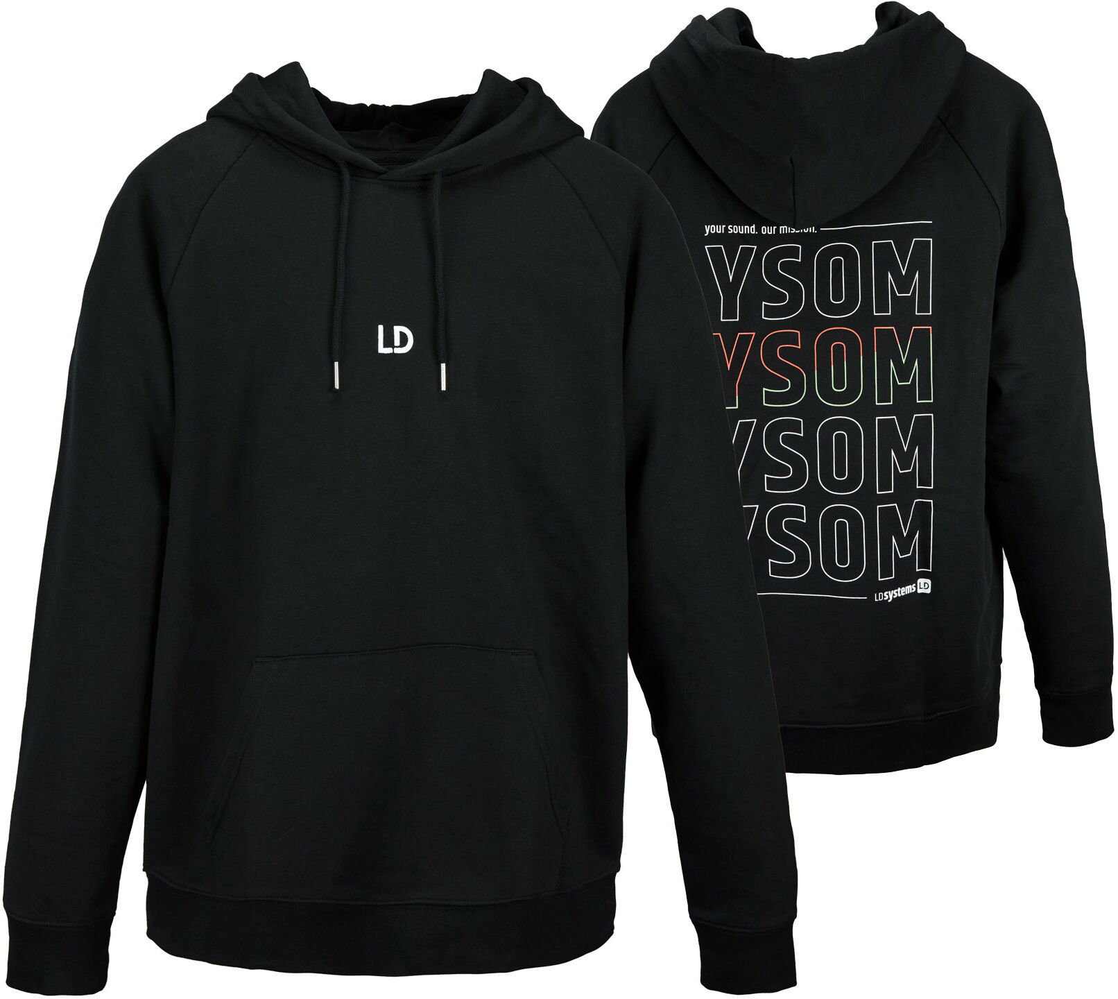 Sonstige Merchandise "Ysom"-Outline Hoodie - Unisex 4xl - Ld Systems Hoodie Mit "Ysom"-Outline Motiv