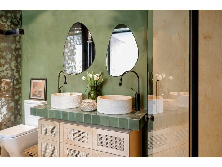 Dekospiegel MIRRORS AND MORE Idona , schwarz, B:60cm H:40cm, Metall, Spiegel, Dekospiegel, mit Metallrahmen