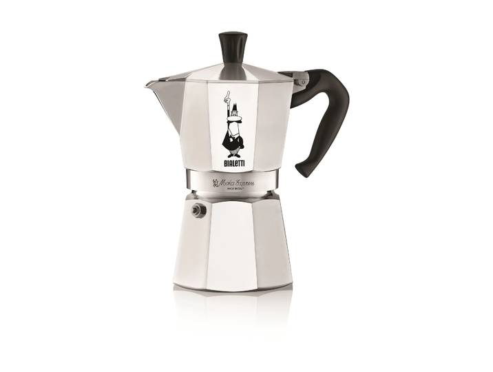 Bialetti Moka koffiekoker 6 kopjes Zilver