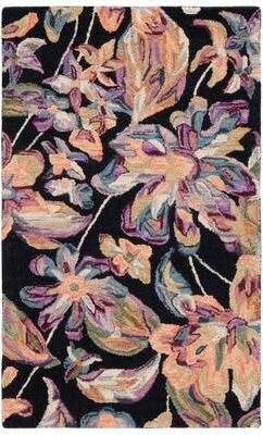SAFAVIEH Handmade Blossom Chong French Country Floral Wool Rug