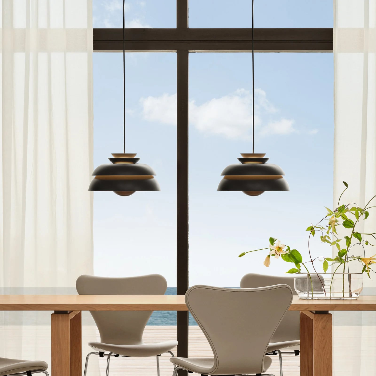 Fritz Hansen Concert P1 Hanglamp - Zwart