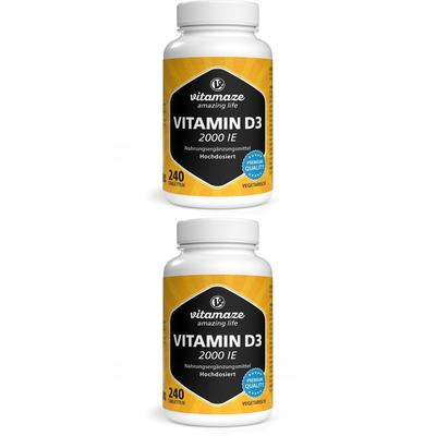 Vitamin D3 2.000 I.e. vegetarisch Tabletten 2x 2x240 St