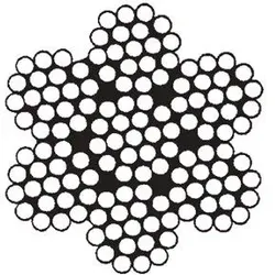 Edelstahldrahtseil weich/flexibel 7x19 sZ, A4, 2,5mm (1.000m)