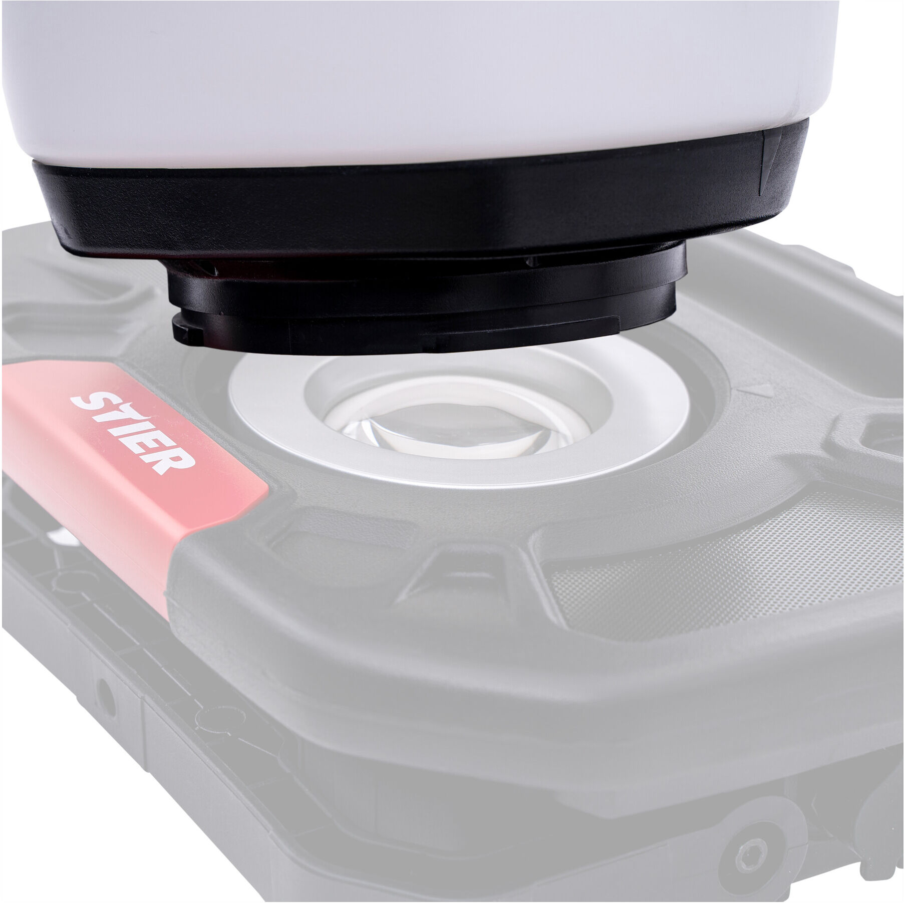 STIER 360° Leuchtenaufsatz zu STIER Baustrahler mit integriertem Lautsprecher (904447)