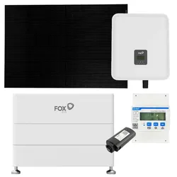 FOX ESS H3 12kWp PV Komplettanlage mit Glas-Glas Modulen und 8,64kWh Speicher