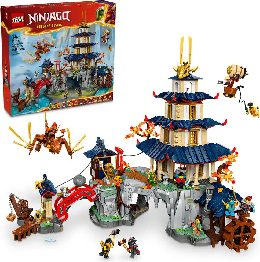 LEGO NINJAGO Toernooi in het tempelstad Bouwset met 3489 onderdelen