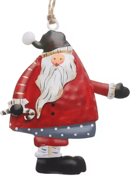 Inspire Picks Nordic Double Sided Christmas Tree Ornament Iron Angel & Soldier Hanging Decoration 06