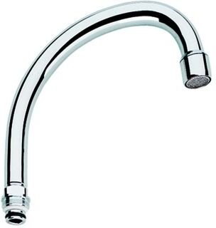 Grohe Costa Rohrauslauf 13072000 chrom, Ausladung 140mm, M22x1x95