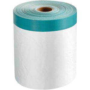 Böttcher-AG Abdeckfolie Gewebeband-Masker, 2in1, transparente PE-Folie mit Klebeband, 10 my, 140 cm x 20 m