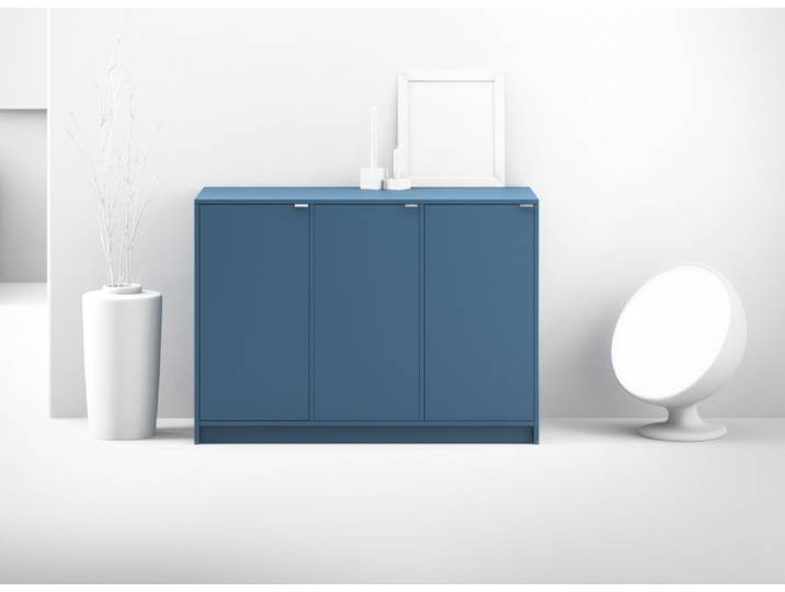 Kommode nach Maß - Highboard mit vielen Optionen MDF Lackiert Fern­blau