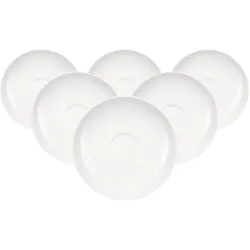KAFFEE-/TEEUNTERTASSEN Anmut weiß ø 15 cm 6er Set