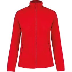Kariban Damen Microfleece Jacke 'Maureen' Fleece-Jacke K907 red 3XL