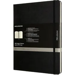 MOLESKINE Pro Projekt-Planer XL 19x25cm Hardcover schwarz