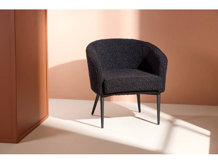 Sessel Comfy - mit Teddyfell in wahlweise Schwarz oder Weiß - Weiß - Luxusbetten24