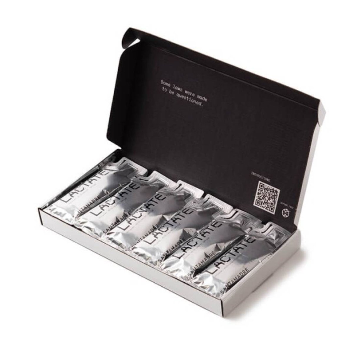 Caixa Gel Energético Santa Madre Lactate 60 SEM CAF 40g CHO 12 Unid.