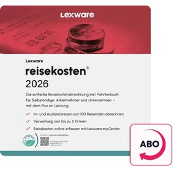 Lexware Reisekosten 2026 ABO