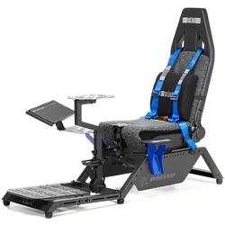 Next Level Racing Flugsimulations-Cockpit Boeing Commercial Edition schwarz-blau