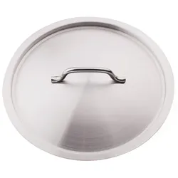PENTOLE AGNELLI runder Deckel Aluminium 32 cm silber