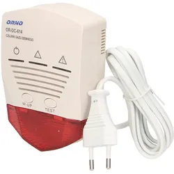 Erdgasdetektor Erdgassensor Netzwerk 230V mit Relaisausgang AC OR-DC-614