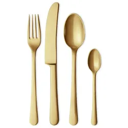 Georg Jensen Copenhagen Besteckset iert farben, Besteck, Gold