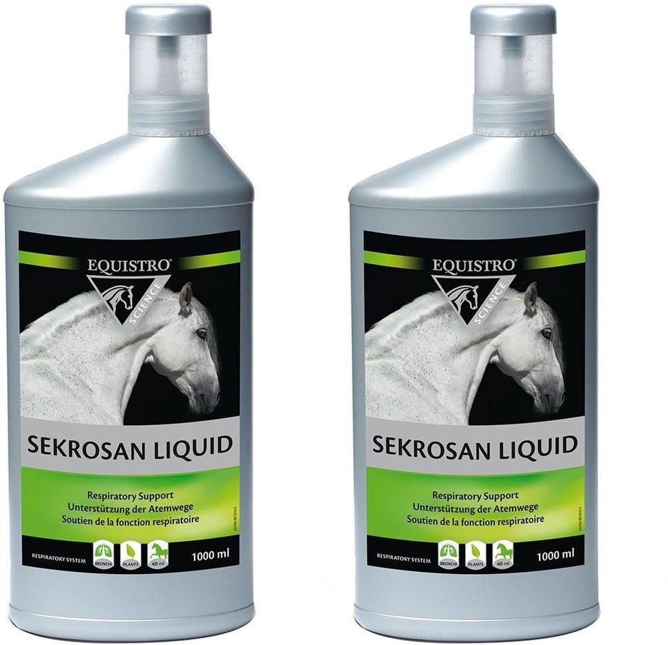 Equistro Sekrosan Liquid Erg.Futterm.flüss.f.Pferd 2x 2x1 l Flüssigkeit