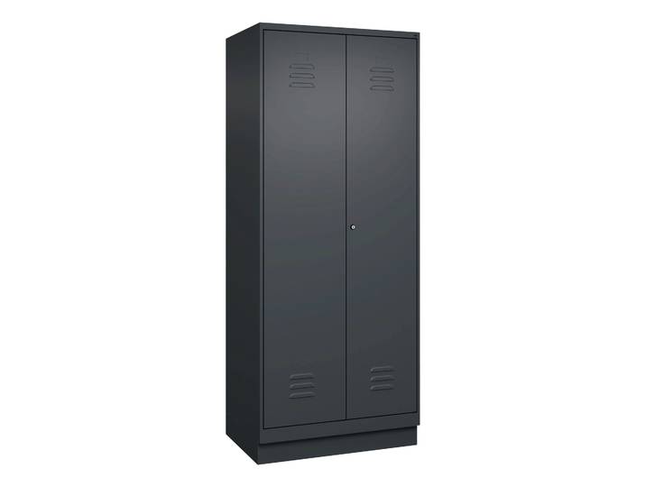 Aufbewahrungsspind C+P Classic PLUS, Anthrazit, mit Schlüssel, Neu Robust - ideal für Büro und Empfangsbereich