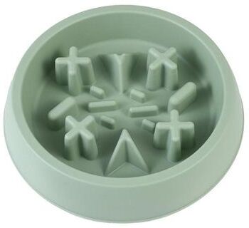 United Premium Slow Feeder Bowl For Cats & Dogs Anti Choking Pet Feeding Bowl green