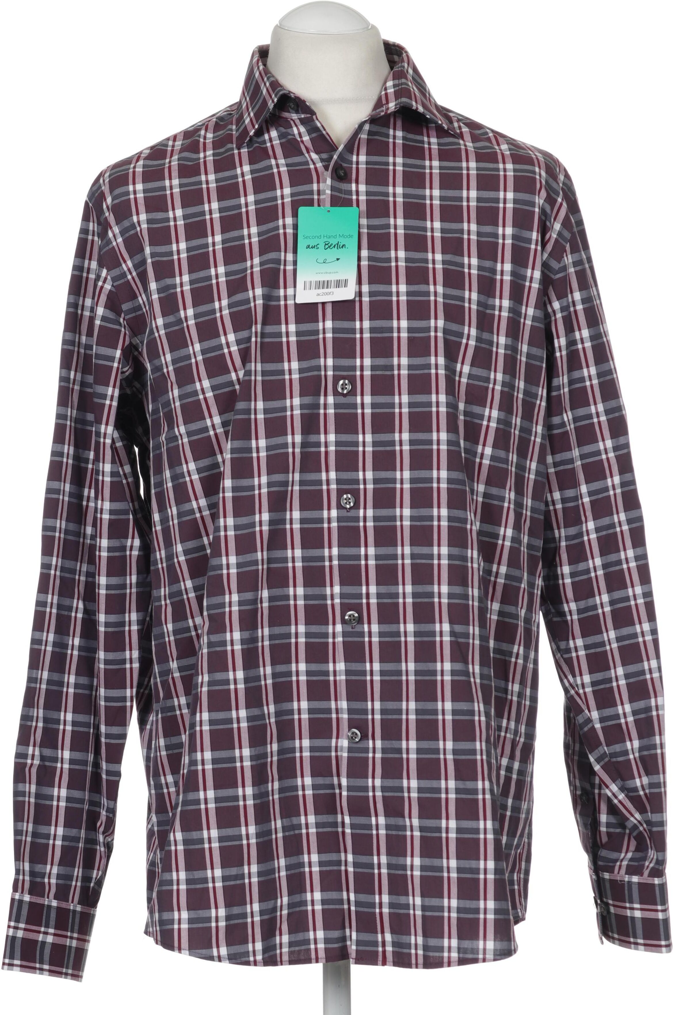 Michael Michael Kors Herren Hemd, Lila, Gr. L (US 16.5), Baumwolle - Second Hand