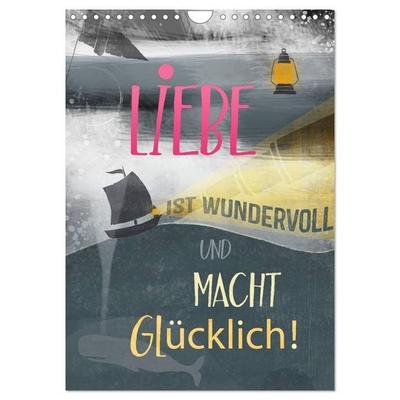 Liebe macht glücklich (Wandkalender 2027 DIN A4 hoch), CALVENDO Monatskalender
