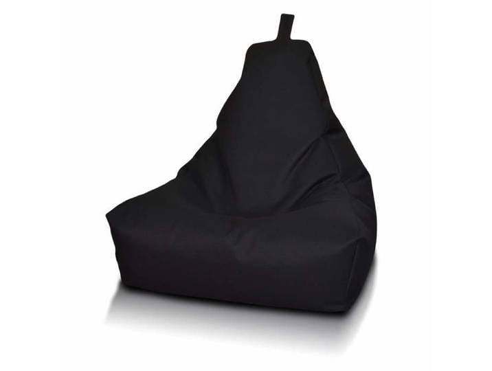 Keiko M pouf fauteuil extérieur imperméable poignée fauteuil relax salon décoration maison noir Ecopuf