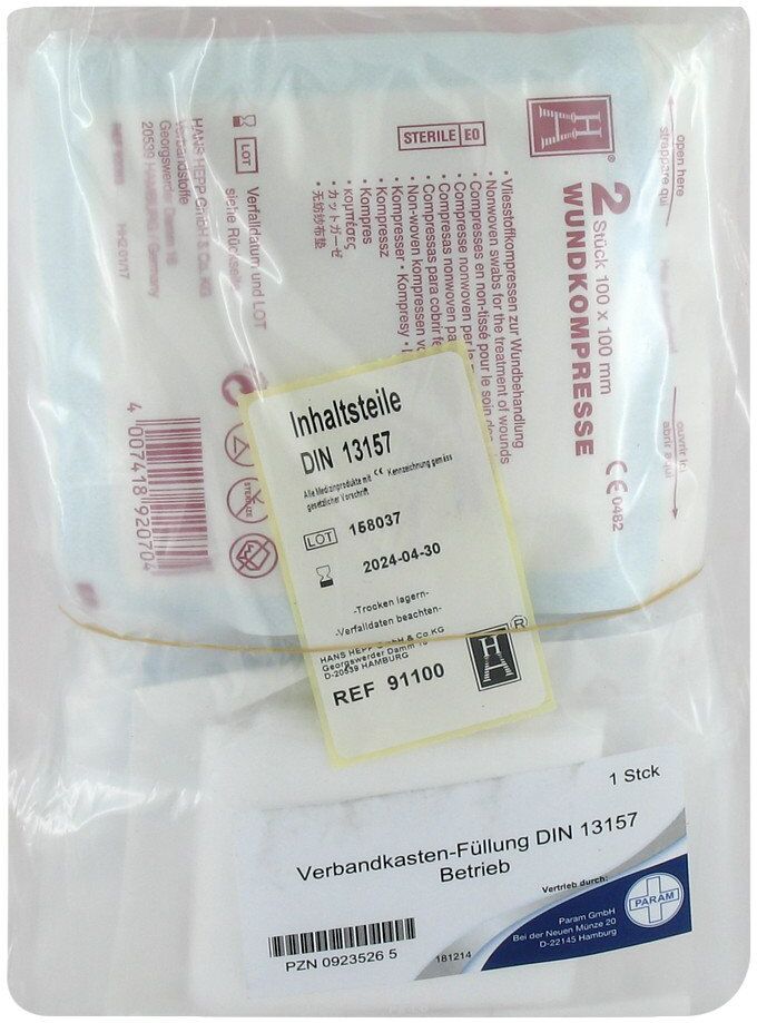 Verbandkasten Füllung Betrieb 13157 Param