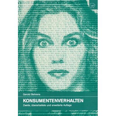 Konsumentenverhalten, Taschenbuch von Gerold Behrens, Physica, 978-3-7908-0559-8