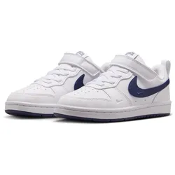 NIKE Court Borough Low Brand Sneaker jüngere Kinder 100 - white/midnight navy 28