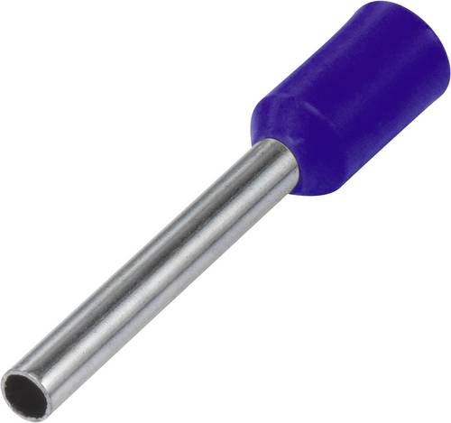 Vogt Verbindungstechnik 470208 Aderendhülse 0.75mm² Teilisoliert Blau 100St.