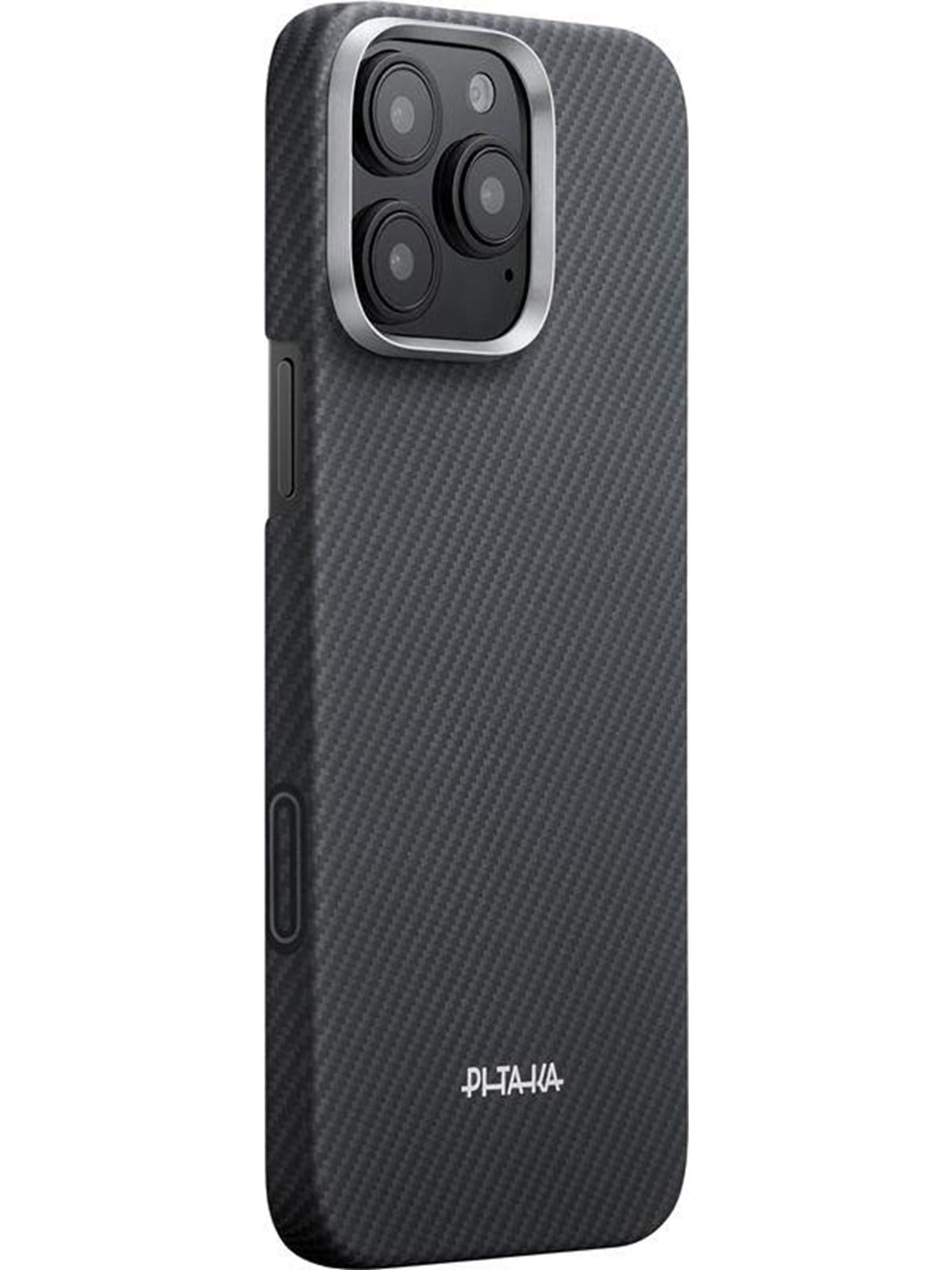 PITAKA Ultra-Slim Case - Black/Grey PitaTap - iPhone 16 Pro Max