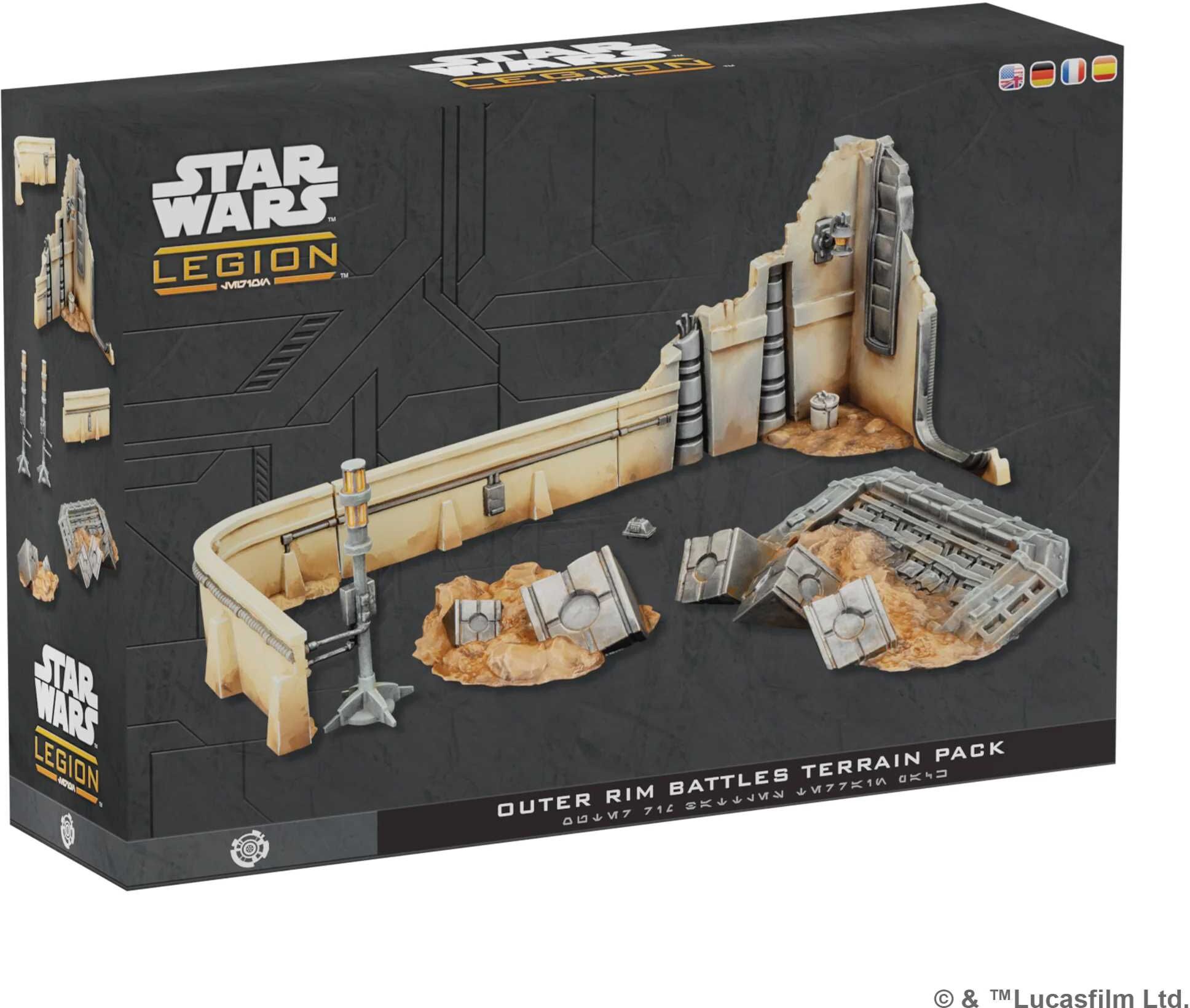 Star Wars: Legion Outer Rim Battles Terrain Pack for Star Wars: Legion Games by Atomic Mass Games