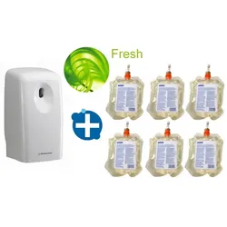Duftspender Kimberly Clark FRESH 6x 300 ml AKTION mit KC Aquarius Lufterfrischungsgerät