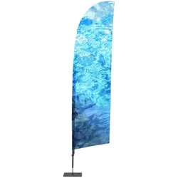 Beachflag Glasfaser WindForm Large Druck