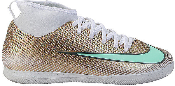NIKE Kinder Hallenschuhe Mercurial Superfly 11 Club Kylian Mbappé gold   34 B