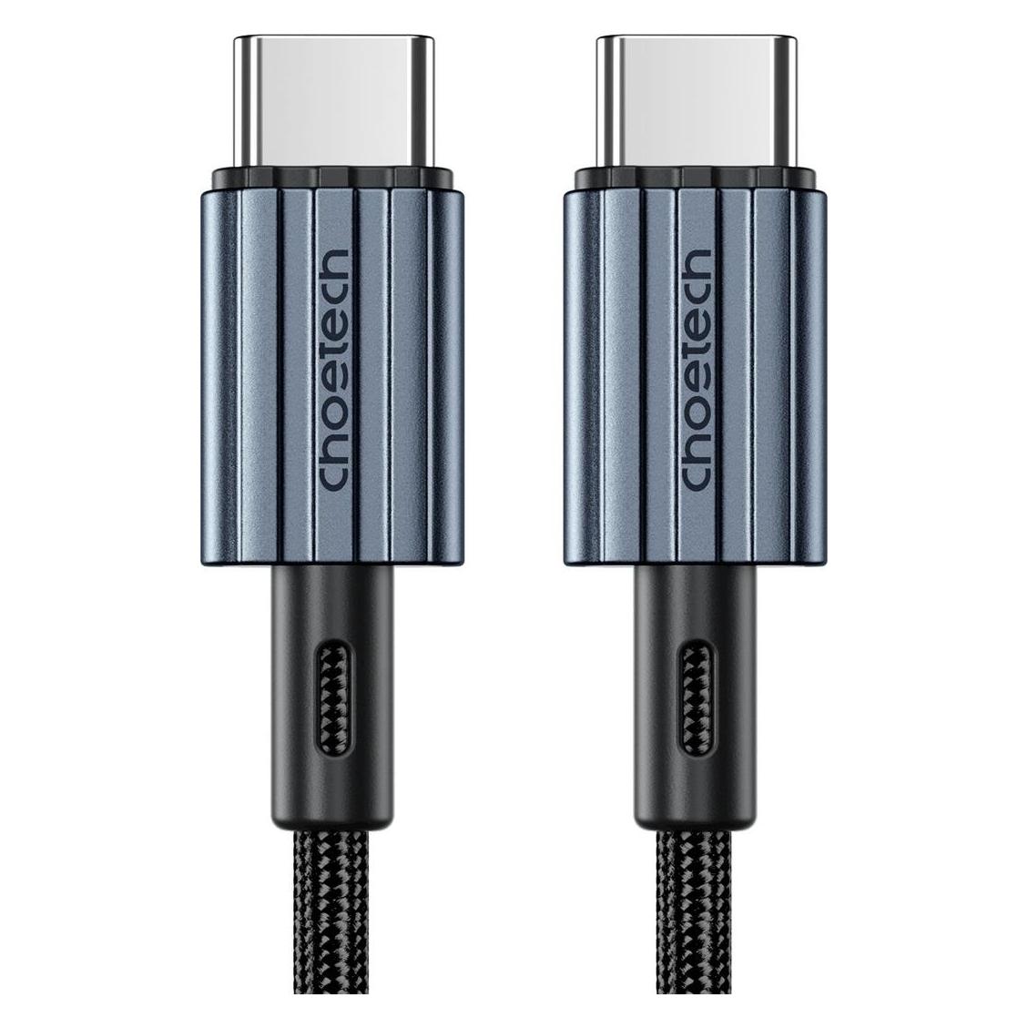 Choetech USB-Kabel XCC-1015 USB-C auf USB-C PD60W, 2,0 m, schwarz (2 m, 60 W) (46365537)